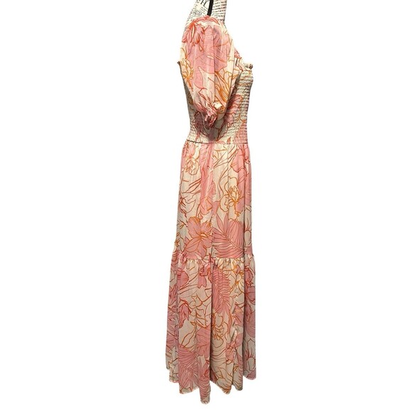 Women's Patrons of Peace Floral Maxi Dress Size M Whimsical Fairy Romantic Boho - Picture 3 of 7